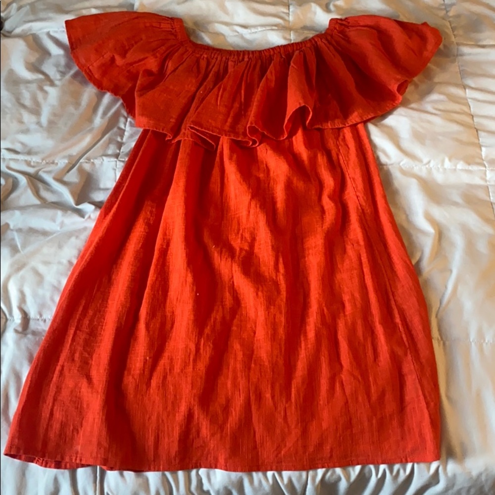 Bright Orange Dress
